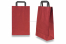 Sacchetti di carta con manici piatti - rosso | Paesedellebuste.it